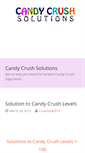 Mobile Screenshot of candycrushsolution.com